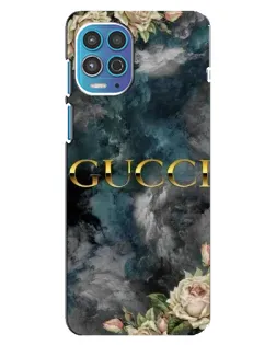Чехол для Motorola MOTO G100 с картинкой «Абстрактные цветы Gucci»