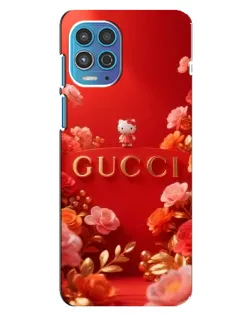 Чехол для Motorola MOTO G100 с картинкой «Gucci — золотой сад»