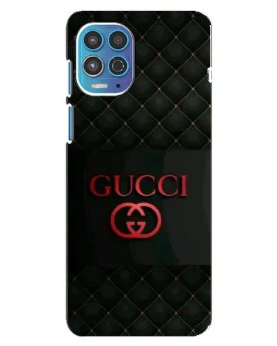 Чехол для Motorola MOTO G100 с картинкой «Gucci — стеганый черный»