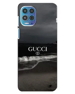Чехол для Motorola MOTO G100 с картинкой «Gucci — морской прибой»