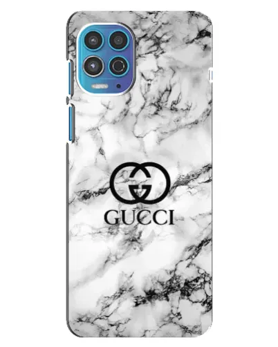 Чехол для Motorola MOTO G100 с картинкой «Gucci — мраморный шик»