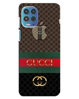 Чехол для Motorola MOTO G100 с картинкой «Gucci — брендированный десерт»
