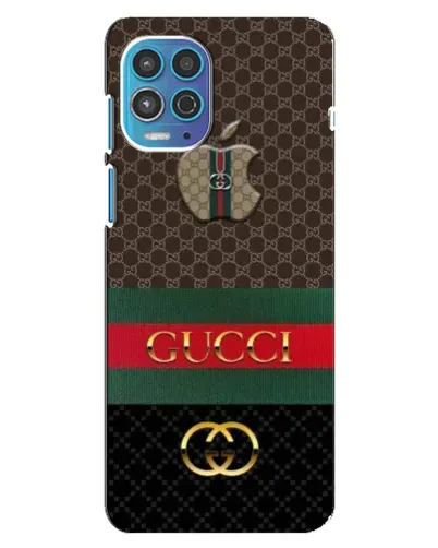 Чехол для Motorola MOTO G100 с картинкой «Gucci — брендированный десерт»