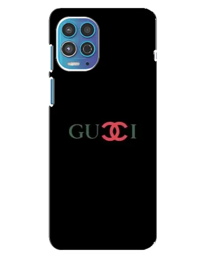 Чехол для Motorola MOTO G100 с картинкой «Gucci — красный градиент»