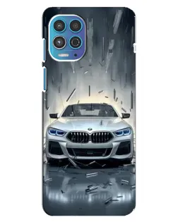 Чехол для Motorola MOTO G100 с картинкой «BMW в свете фар»
