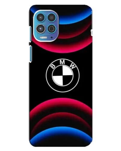 Чехол для Motorola MOTO G100 с картинкой «Логотип BMW и неоновые дуги» Чехол для Motorola MOTO G100 с картинкой «Логотип BMW и неоновые дуги»