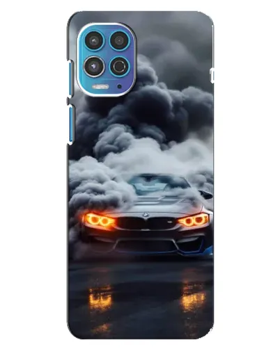 Чехол для Motorola MOTO G100 с картинкой «BMW в дыму» Чехол для Motorola MOTO G100 с картинкой «BMW в дыму»