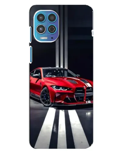 Чехол для Motorola MOTO G100 с картинкой «Красная BMW на дороге» Чехол для Motorola MOTO G100 с картинкой «Красная BMW на дороге»