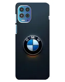 Чехол для Motorola MOTO G100 с картинкой «Логотип BMW — минимализм»