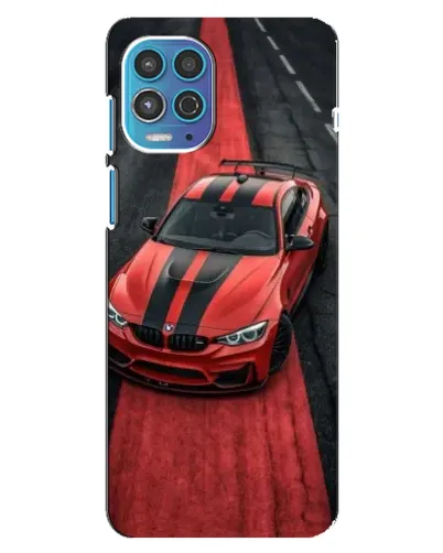 Чехол для Motorola MOTO G100 с картинкой «BMW на красной дорожке» Чехол для Motorola MOTO G100 с картинкой «BMW на красной дорожке»