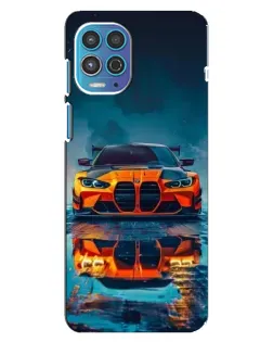 Чохол для Motorola MOTO G100 з картинкою «BMW — золота емблема»