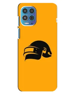 Чехол для Motorola MOTO G100 с картинкой «PUBG — золотой шлем»