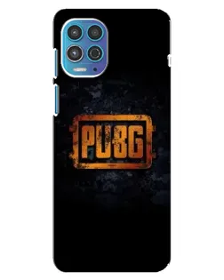 Чехол для Motorola MOTO G100 с картинкой «PUBG — золотой логотип»