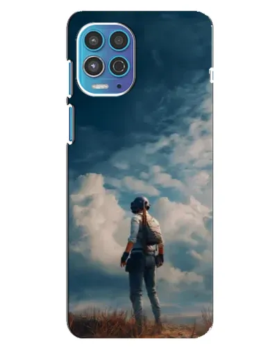 Чехол для Motorola MOTO G100 с картинкой «Герой PUBG на скале» Чехол для Motorola MOTO G100 с картинкой «Герой PUBG на скале»