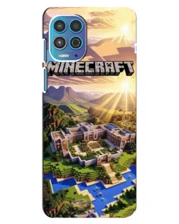 Чехол для Motorola MOTO G100 с картинкой «Minecraft панорама»