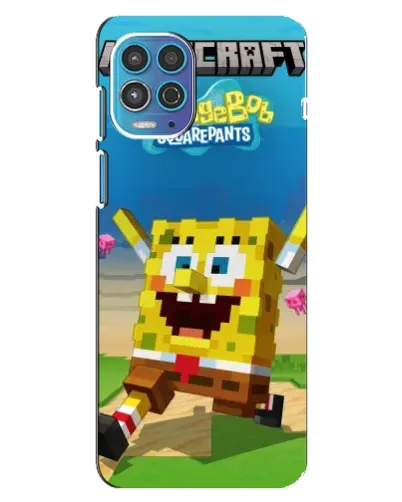 Чохол для Motorola MOTO G100 з картинкою «Губка Боб Minecraft» Чохол для Motorola MOTO G100 з картинкою «Губка Боб Minecraft»