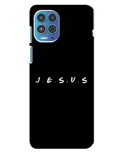 Чехол для Motorola MOTO G100 с картинкой «Точки веры J.E.S.U.S.»