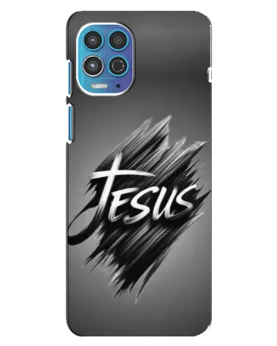 Чехол для Motorola MOTO G100 с картинкой «Надпись Jesus Graffiti»