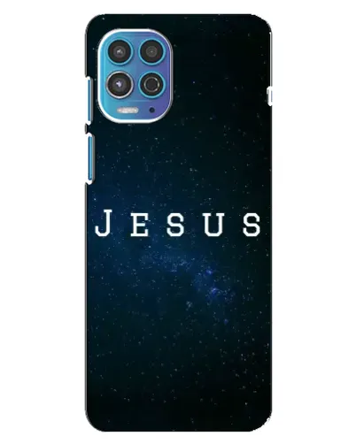 Чехол для Motorola MOTO G100 с картинкой «Звездное небо Jesus»