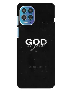 Чехол для Motorola MOTO G100 с картинкой «GOD — Бог над всем»