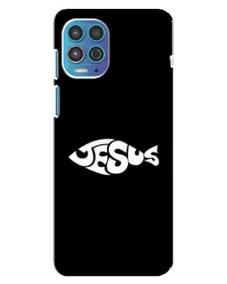Чехол для Motorola MOTO G100 с картинкой «Рыба Jesus»