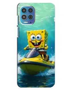 Чехол для Motorola MOTO G100 с картинкой «Спанч Боб на гидроцикле» Чехол для Motorola MOTO G100 с картинкой «Спанч Боб на гидроцикле»