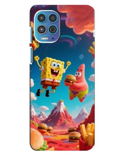 Чехол для Motorola MOTO G100 с картинкой «Космический фастфуд» Чехол для Motorola MOTO G100 с картинкой «Космический фастфуд»