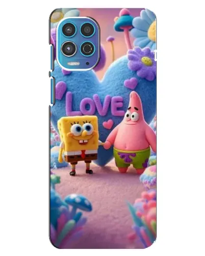 Чехол для Motorola MOTO G100 с картинкой «Губка Боб Патрик» Чехол для Motorola MOTO G100 с картинкой «Губка Боб Патрик»