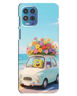 Чехол для Motorola MOTO G100 с картинкой «Автомобильное путешествие»
