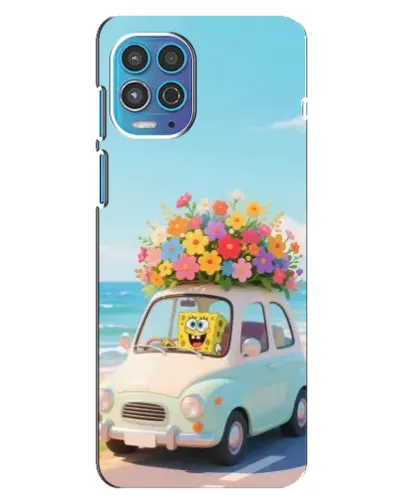 Чехол для Motorola MOTO G100 с картинкой «Автомобильное путешествие» Чехол для Motorola MOTO G100 с картинкой «Автомобильное путешествие»