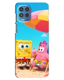 Чохол для Motorola MOTO G100 з картинкою «Відпочинок на пляжі»