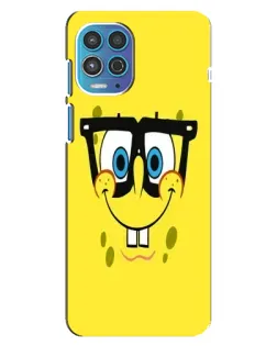 Чохол для Motorola MOTO G100 з картинкою «Мінімалістичний Спанч Боб»
