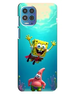 Чохол для Motorola MOTO G100 з картинкою «Спанч Боб під водою»