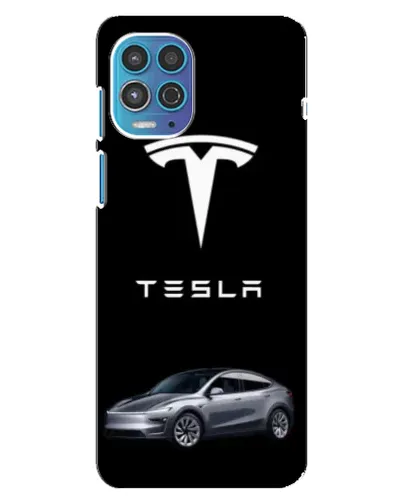 Чехол для Motorola MOTO G100 с картинкой «Tesla Model Y»