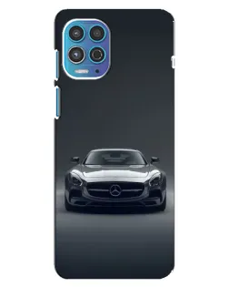 Чехол для Motorola MOTO G100 с картинкой «Mercedes на черном»