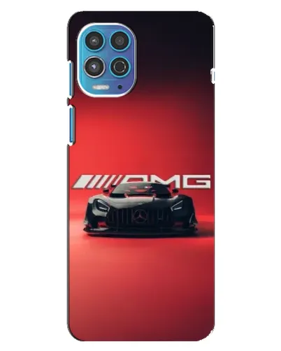 Чехол для Motorola MOTO G100 с картинкой «Mercedes AMG — красная линия»