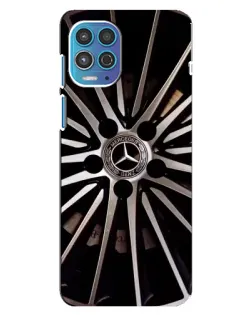 Чехол для Motorola MOTO G100 с картинкой «Диск Mercedes»
