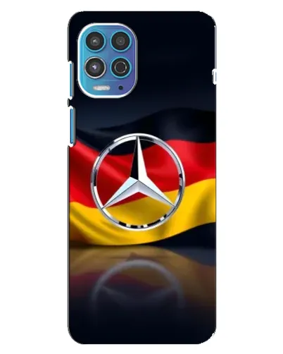 Чехол для Motorola MOTO G100 с картинкой «Mercedes — флаг Германии»