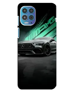 Чехол для Motorola MOTO G100 с картинкой «Темный Mercedes AMG»