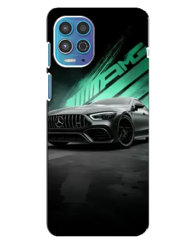 Чехол для Motorola MOTO G100 с картинкой «Темный Mercedes AMG»