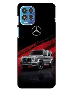 Чехол для Motorola MOTO G100 с картинкой «Mercedes G-Class красный»