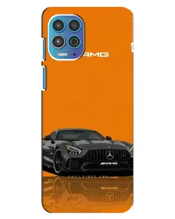 Чехол для Motorola MOTO G100 с картинкой «Оранжевый Mercedes AMG»