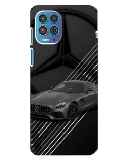 Чехол для Motorola MOTO G100 с картинкой «Mercedes AMG — графика»
