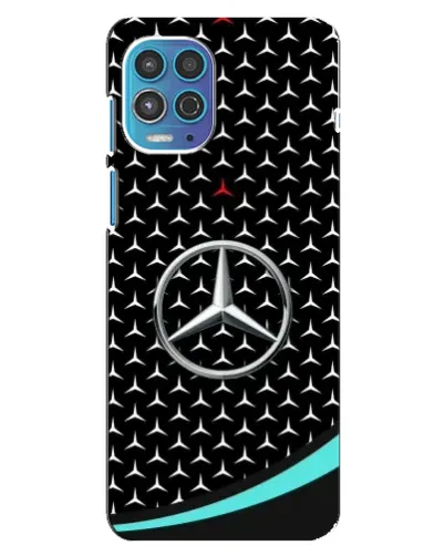Чехол для Motorola MOTO G100 с картинкой «Mercedes — бирюзовый акцент»