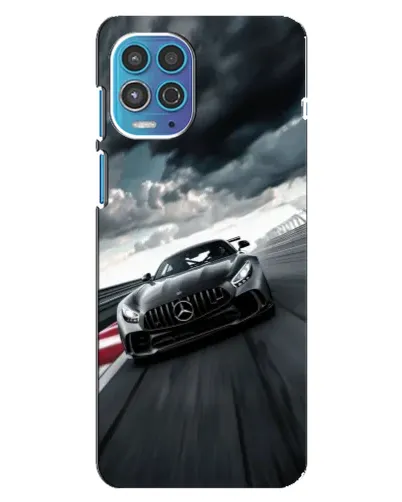 Чехол для Motorola MOTO G100 с картинкой «Гоночный Mercedes AMG»