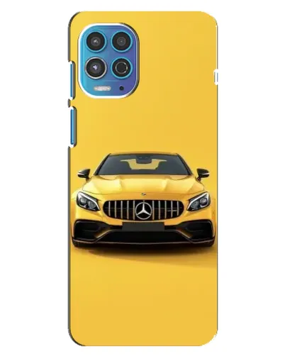 Чехол для Motorola MOTO G100 с картинкой «Желтый Mercedes GT»