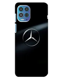 Чохол для Motorola MOTO G100 з картинкою «Mercedes на металі»
