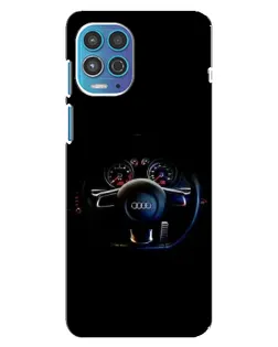 Чехол для Motorola MOTO G100 с картинкой «Салон Audi — руль» Чехол для Motorola MOTO G100 с картинкой «Салон Audi — руль»