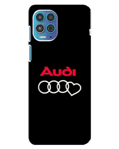 Чехол для Motorola MOTO G100 с картинкой «Логотип Audi Heart»