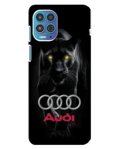 Чехол для Motorola MOTO G100 с картинкой «Пантера и Audi»